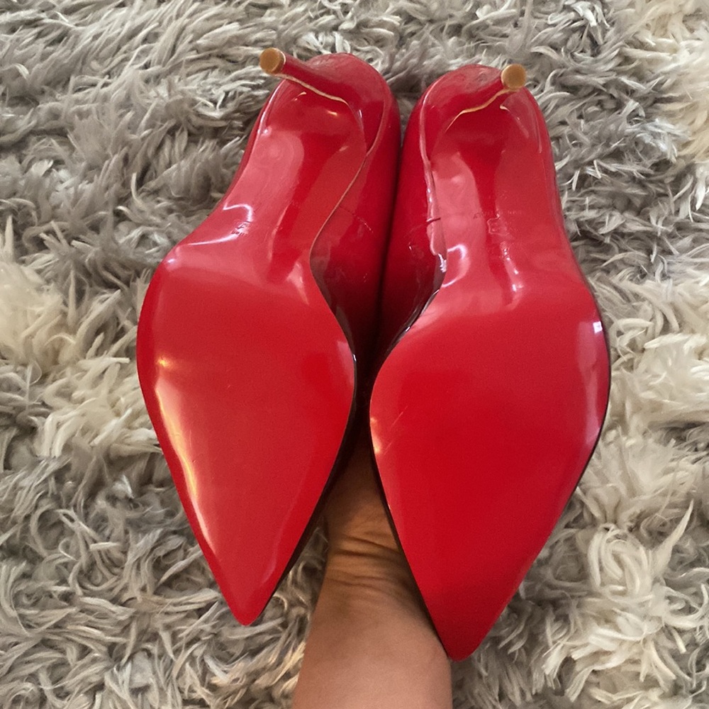 Red ombré high heels - Picture 3 of 9